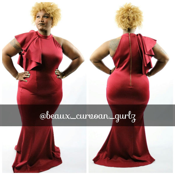 Hourglass Fire Dress