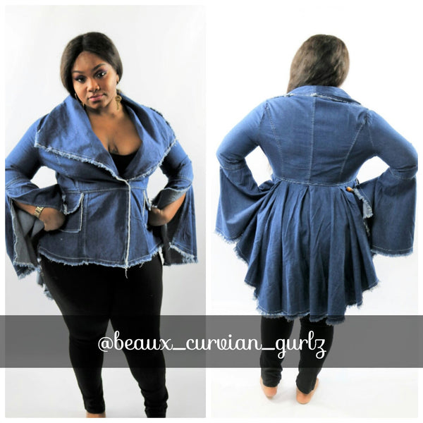 High Low Denim Jacket