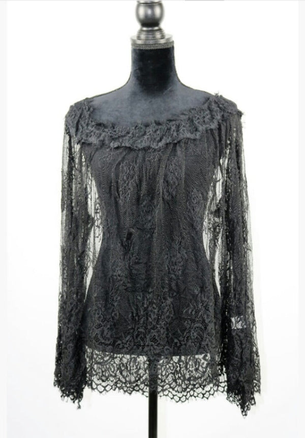 Black Lace Top