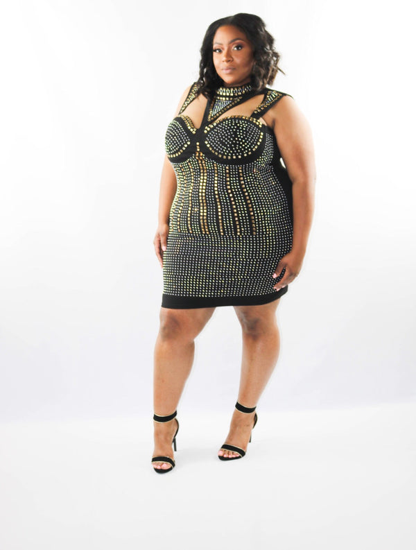 Bedazzled Egyptian Dress