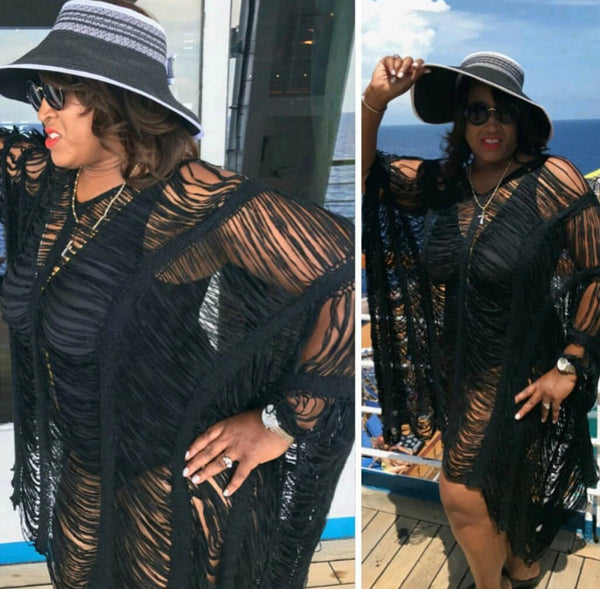 Diva See Through Sketched Top